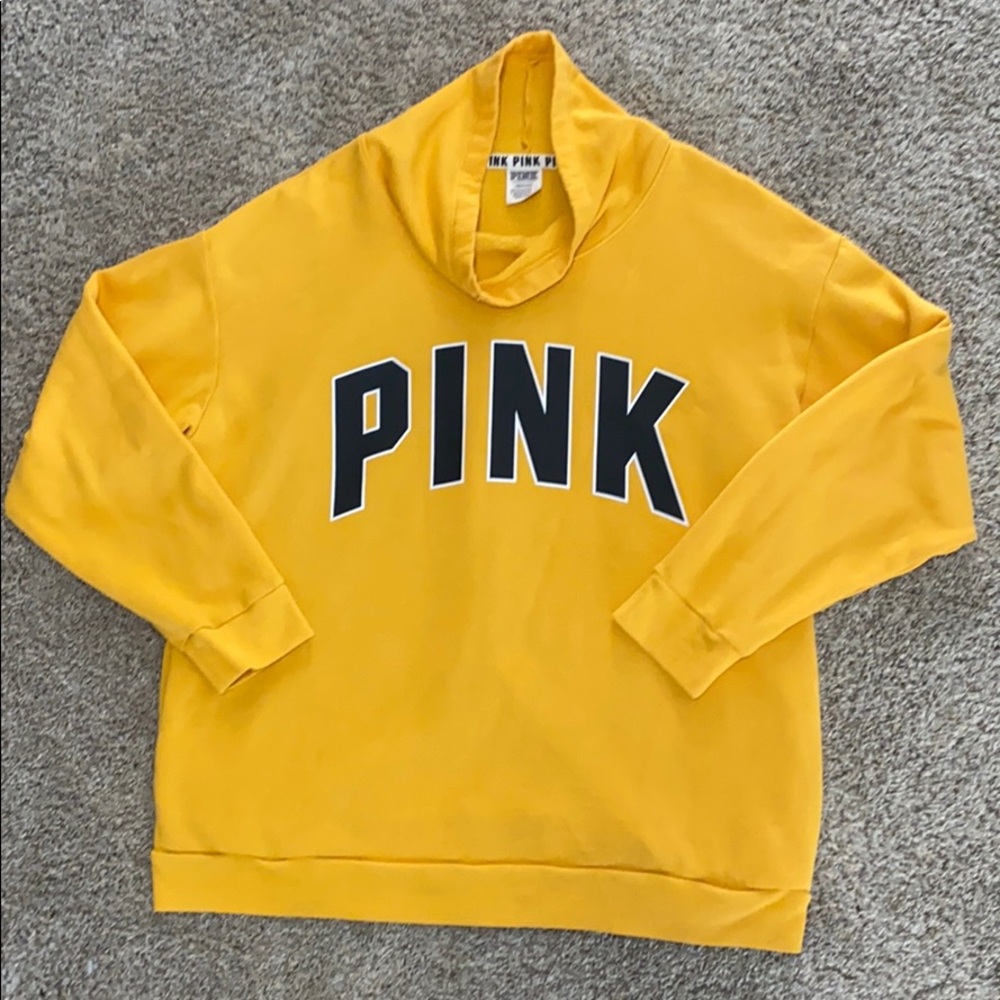 PINK swoop neck sweatshirt
